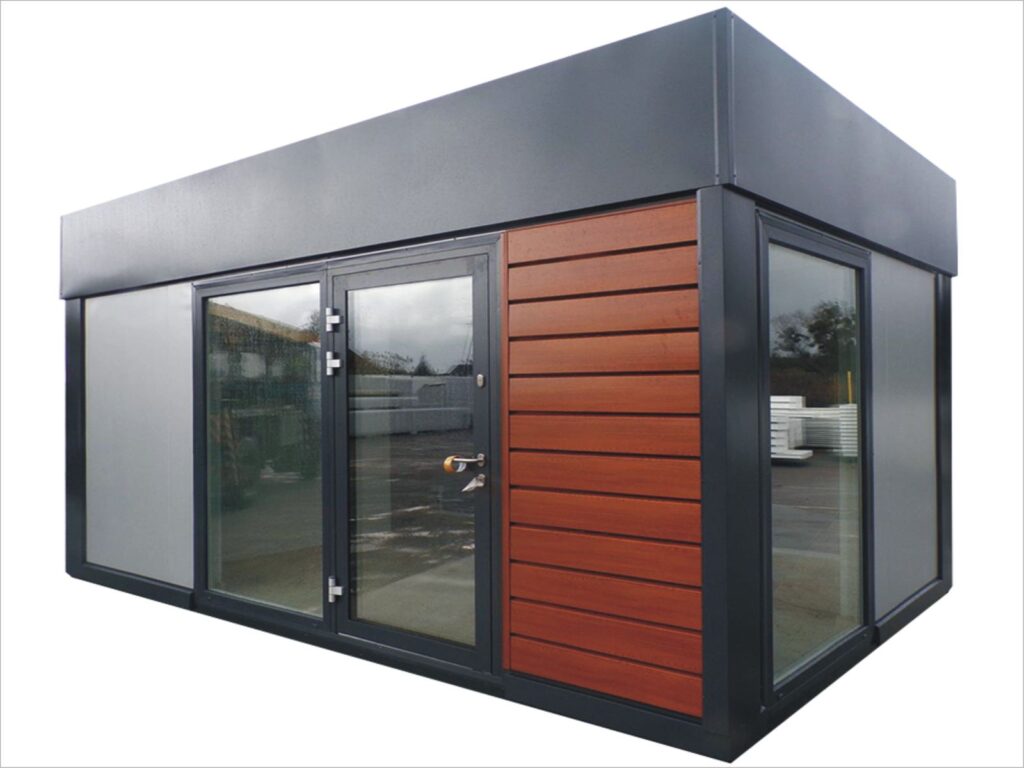 Container Haus Deutschland kaufen Preis bauen Kosten klein 60-120qm Baugenehmigung Wohncontainer Glasfront winterfest mit Küche Bad Gartenhaus Container