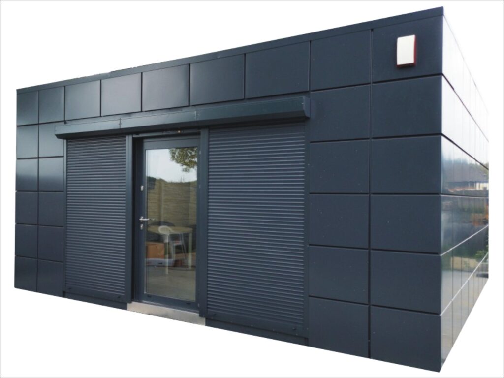 Imbisscontainer Preise kaufen komplett Imbiss Pavillon Kiosk Container Verkaufspavillon Hofladen Kosten Gastro Container mit WC Foodcontainer