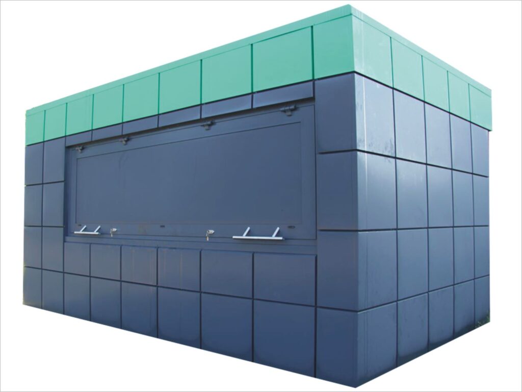 Imbisscontainer kaufen Preise komplett Imbiss Pavillon Kiosk Container Verkaufspavillon Hofladen Kosten Gastro Container Foodcontainer neu