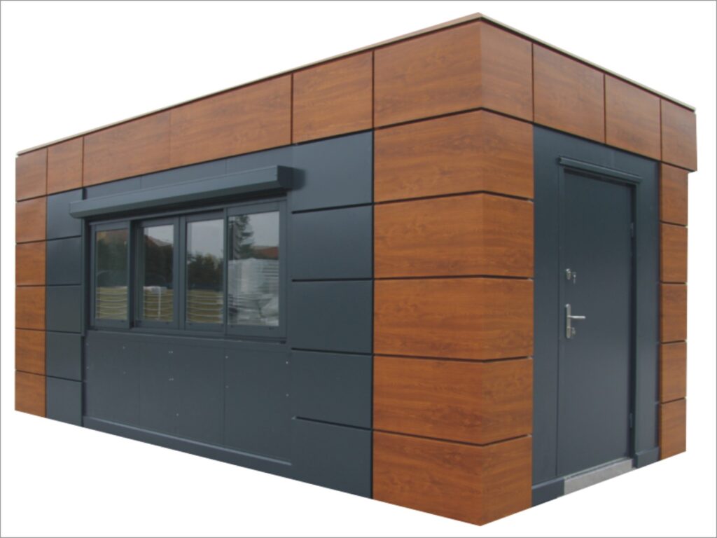 Imbisscontainer kaufen Preise komplett Imbiss Pavillon Kiosk Container mit WC Verkaufspavillon Hofladen Kosten Gastro Container Foodcontainer