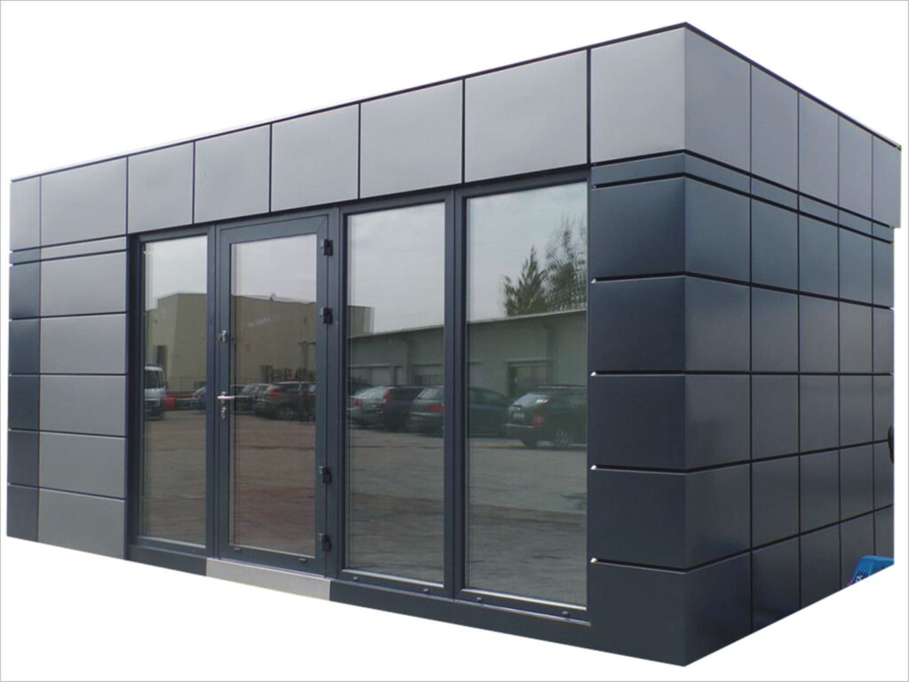 Imbisscontainer kaufen Preise komplett Verkaufspavillon Imbiss Pavillon Kiosk Container Hofladen mit WC Kosten Gastro Container Foodcontainer