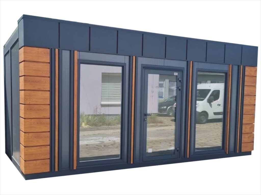 Poolhaus im Garten modern klein kaufen Glas Flachdach Preis Poolhäuser Deutschland Gartenhaus Container mit Montage 15 18 20 21 24 25 30 40 50 qm m2 cbm