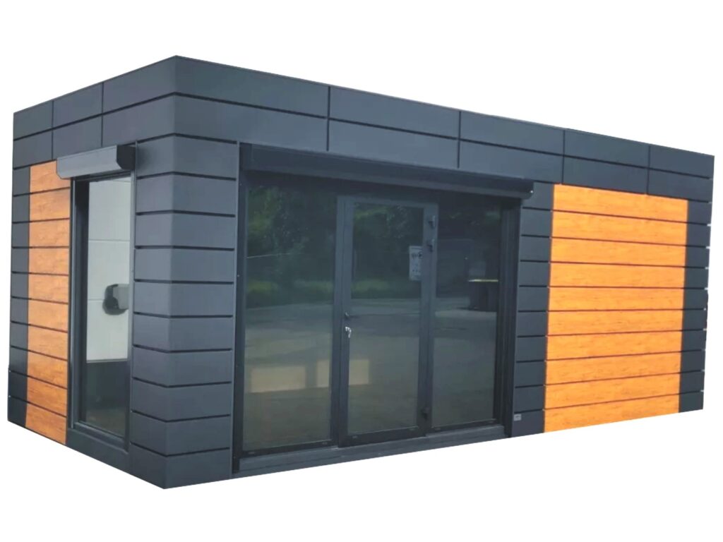 Gartenhaus mit Dusche und WC kaufen Preise isoliert aus Polen winterfest Heizung Küche Büro Glas 3x3m 3x4m 4x3m 5x3m 6x3m 7x3m 8x3m 9x3m 5x5m 6x5m 6x6m
