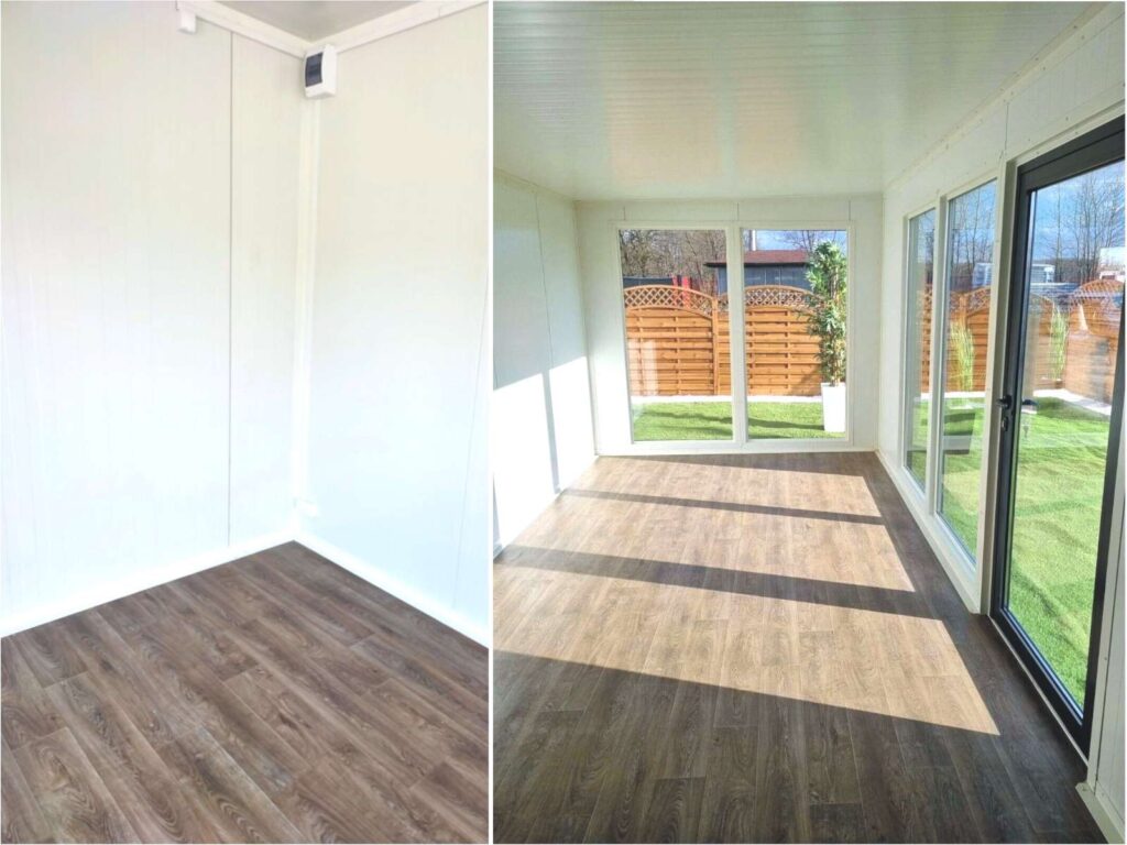Innen Beispiel 2 pflegeleichter PVC-Belag in Holzoptik