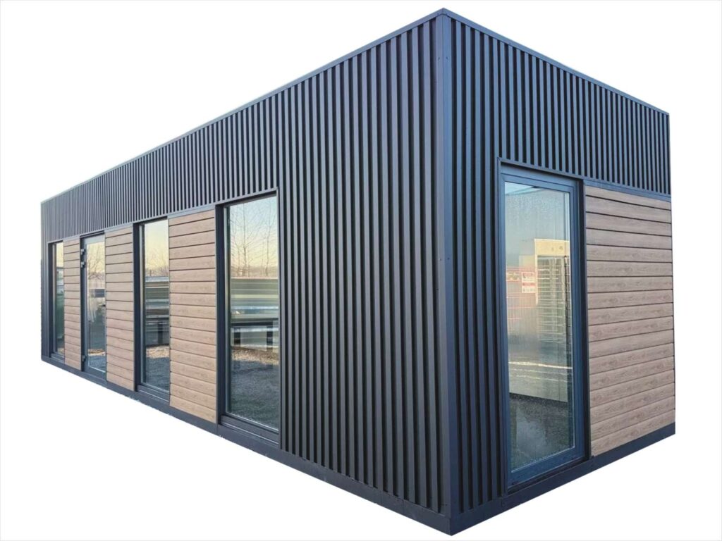 Mobilheim kaufen winterfest schlüsselfertig Preise Deutschland Polen Österreich Schweiz Mobilhaus ganzjährig bewohnbar Tiny House Container mit Küche Bad neu