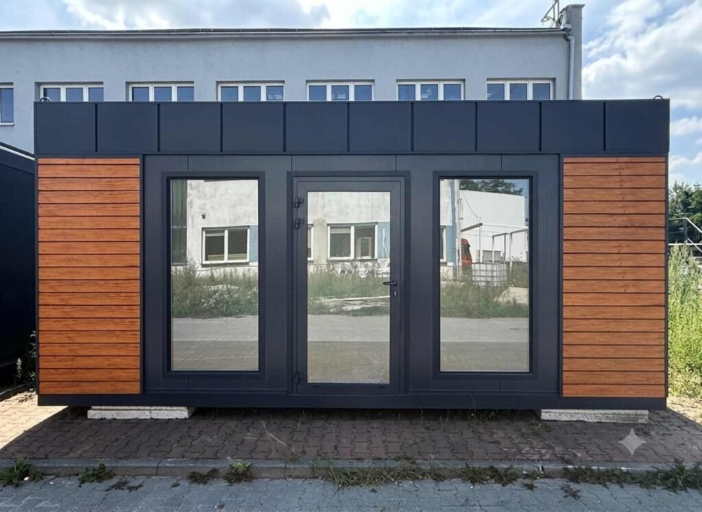 Bürocontainer kaufen Wohncontainer winterfest Gartenhaus Container Tiny House Musterhaus Abverkauf sofort lieferbar verfügbar ganzjährig bewohnbar Preis Kosten