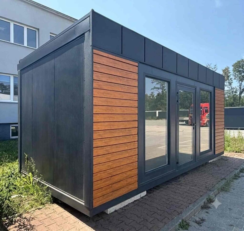 Gartenhaus Container kaufen Wohncontainer winterfest Bürocontainer Tiny House Musterhaus Abverkauf sofort lieferbar verfügbar ganzjährig bewohnbar Preis
