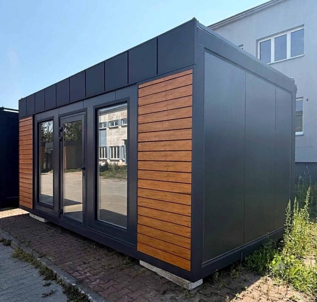 Gartenhaus Container kaufen Wohncontainer winterfest Bürocontainer Tiny House Musterhaus Abverkauf sofort lieferbar verfügbar ganzjährig bewohnbar Preise