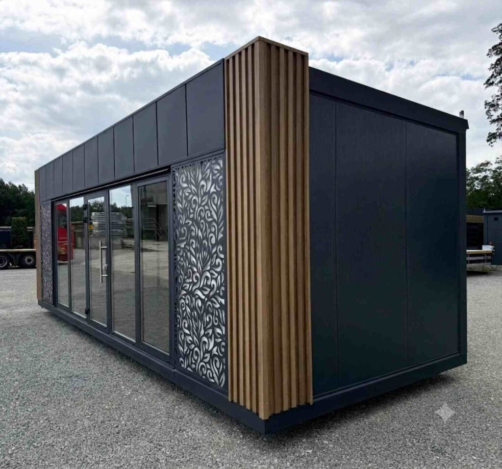 Wohncontainer kaufen Bürocontainer winterfest Gartenhaus Container Tiny House Musterhaus Abverkauf sofort lieferbar ganzjährig auf Lager