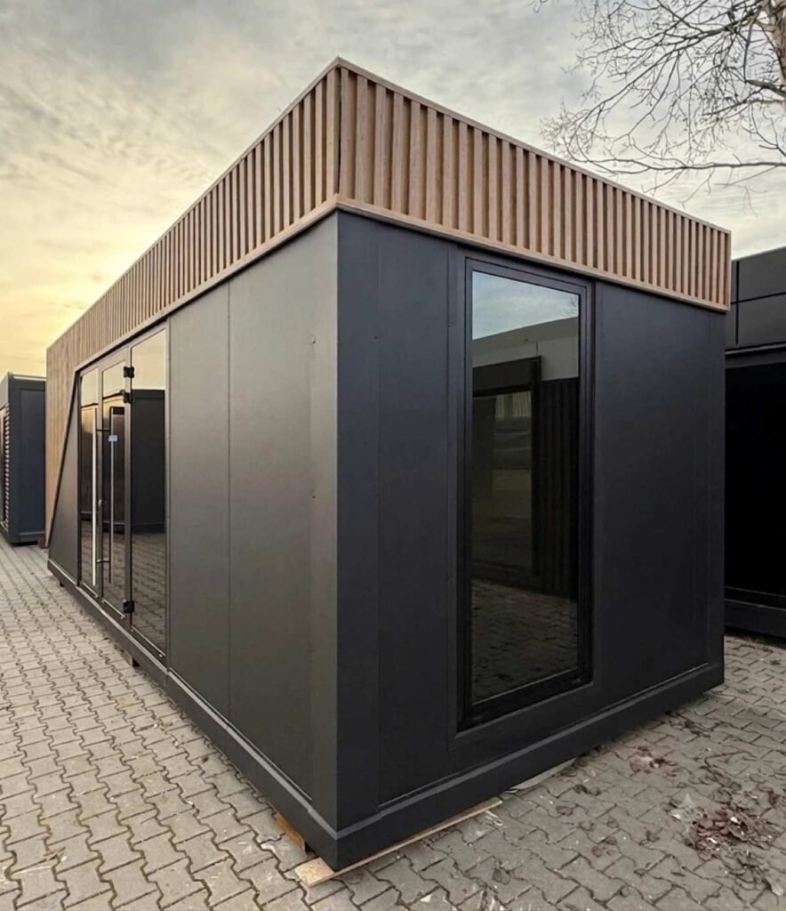 Wohncontainer kaufen Bürocontainer winterfest Gartenhaus Container Tiny House Musterhaus Abverkauf sofort lieferbar ganzjährig neu