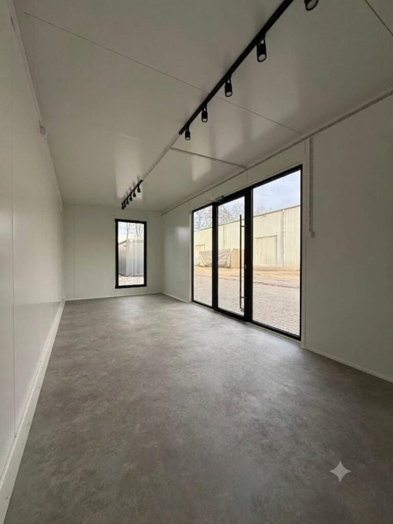 Wohncontainer kaufen Bürocontainer winterfest Gartenhaus Container Tiny House Musterhaus Abverkauf sofort lieferbar verfügbar ganzjährig modern
